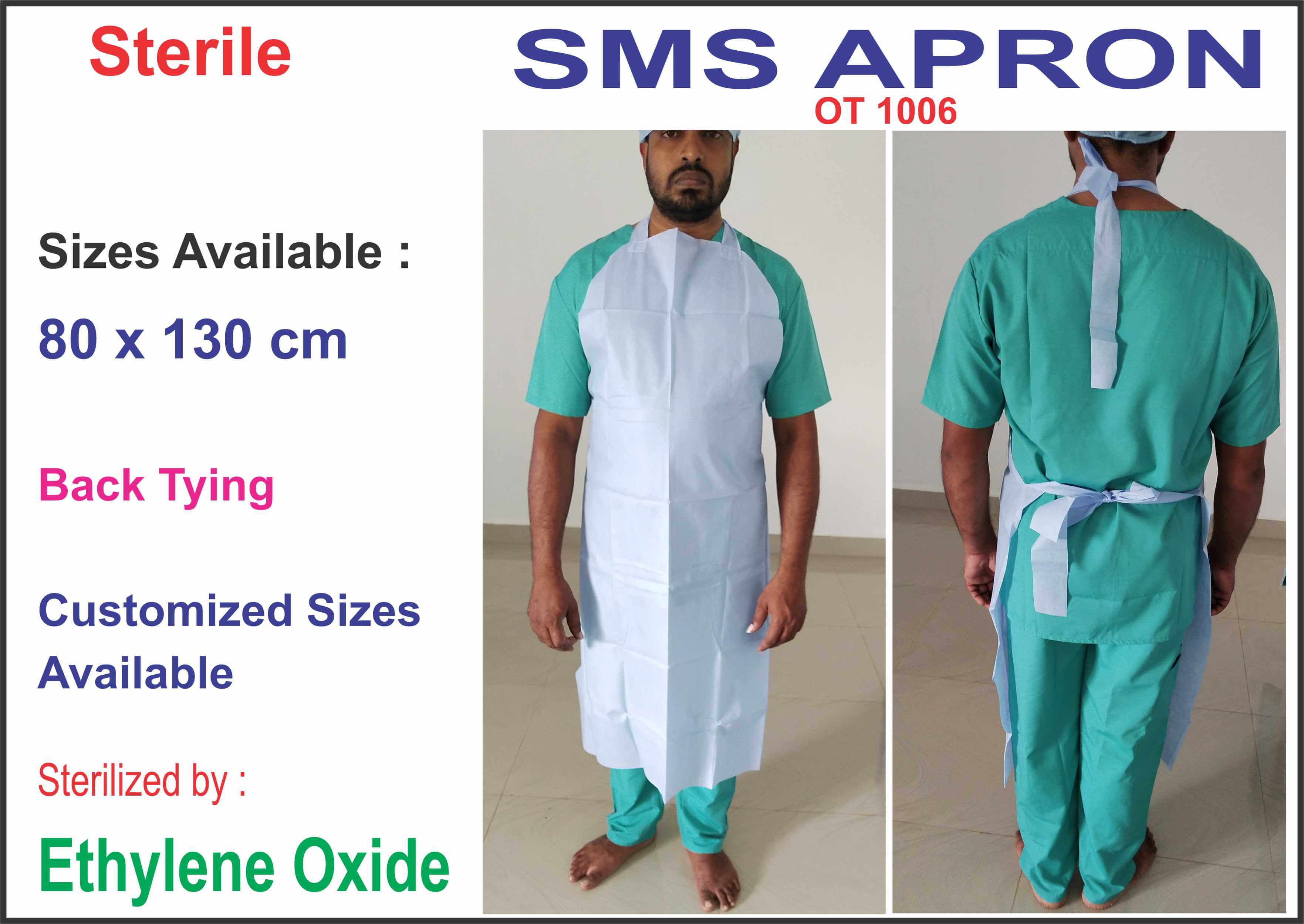Buy Care View Non Woven Disposable SMMS Fabric Surgical Gown Set with 1  Cap,1 Mask & 1 Pair of Leg protector, Breathable Fabric, 45 GSM,Knitted  Cuff ,Fluid & Lint resistant, Size-Universal(Blue) Online